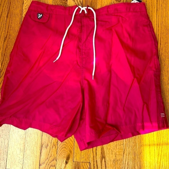 Daniel Cremieux Mens Red Swim Trunks Size XL - Picture 1 of 4